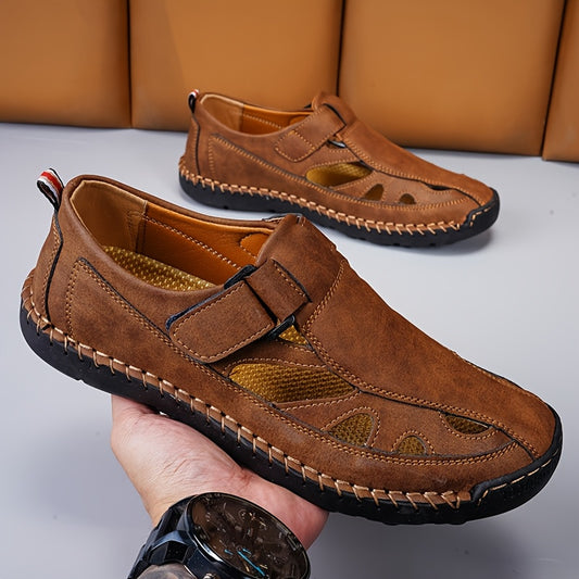 Mens Outdoor Slip On Casual Sandals Beach Shoes Fisherman Shoes