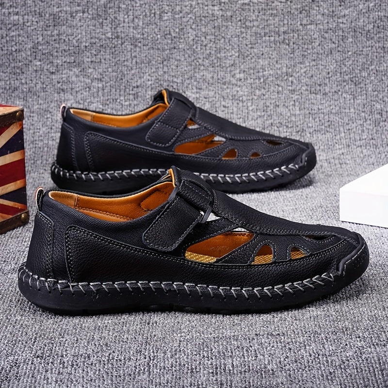 Mens Outdoor Slip On Casual Sandals Beach Shoes Fisherman Shoes